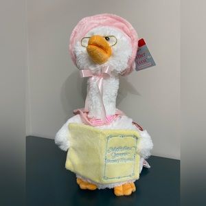 Cuddle Barn Mother Goose Animated Talking Musical Plush Toy